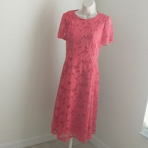 Preston and York coral flower dress
